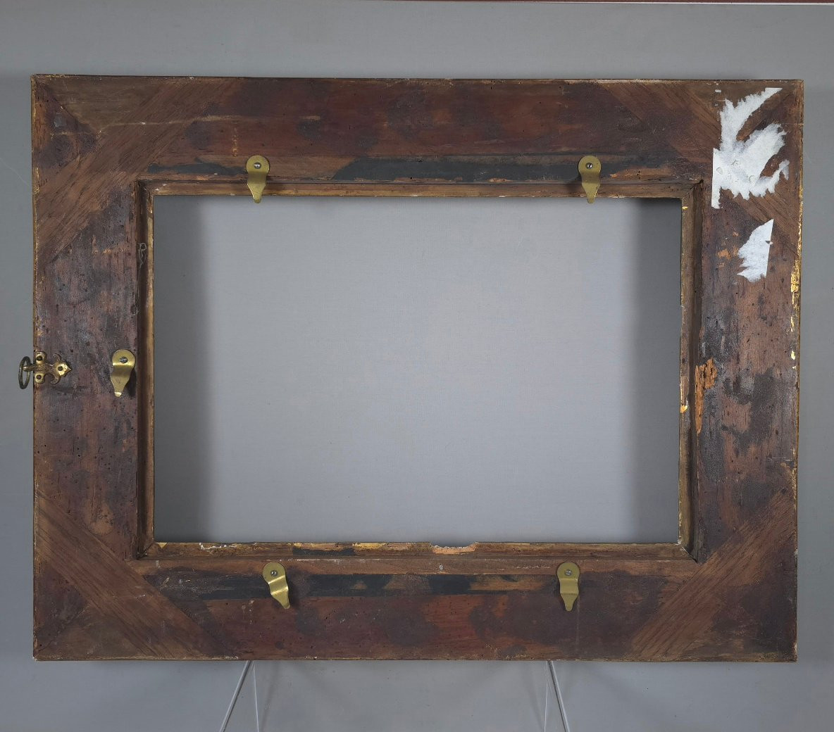 Louis XIII Gilded Wood Frame: 28 X 42 Cm-photo-5