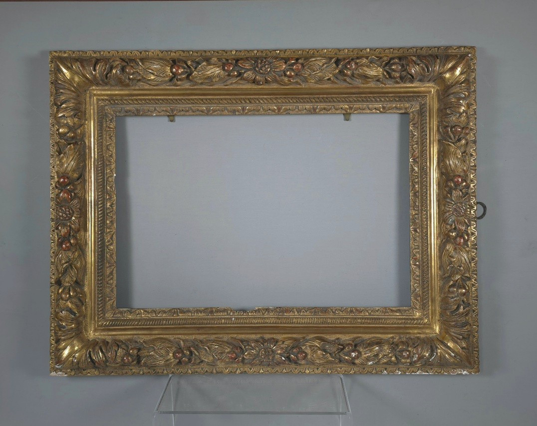 Louis XIII Gilded Wood Frame: 28 X 42 Cm