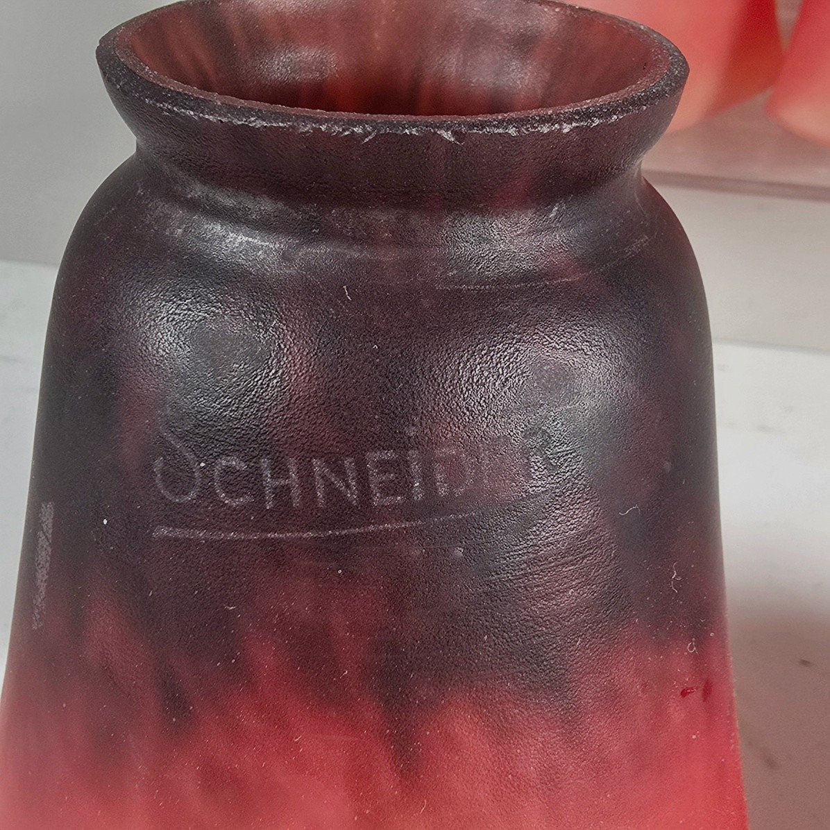 4 Schneider Art Deco Glass Paste Tulips-photo-2