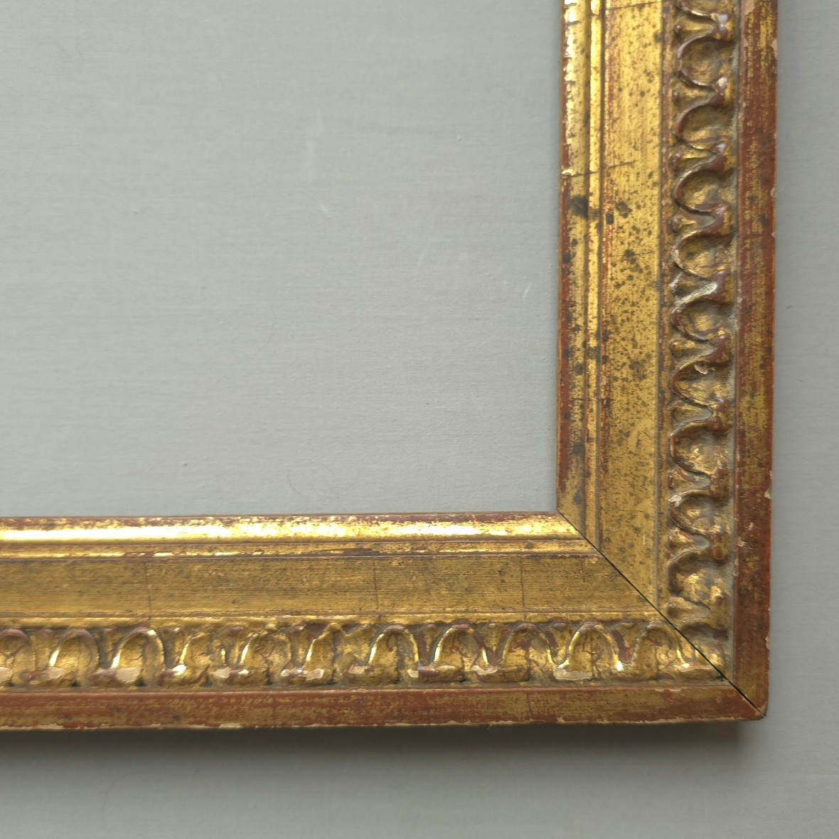 Cadre style Louis XVI époque fin XIXe feuillure : 37,8 x 29 cm-photo-2