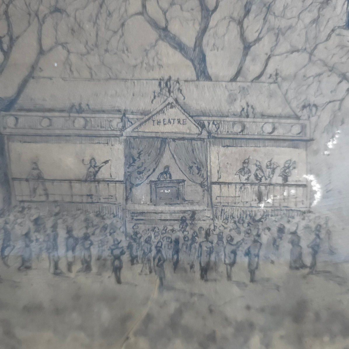 Foires de Bordeaux place des Quinconces vers 1900 dessin Paul F. MARTIN-photo-3