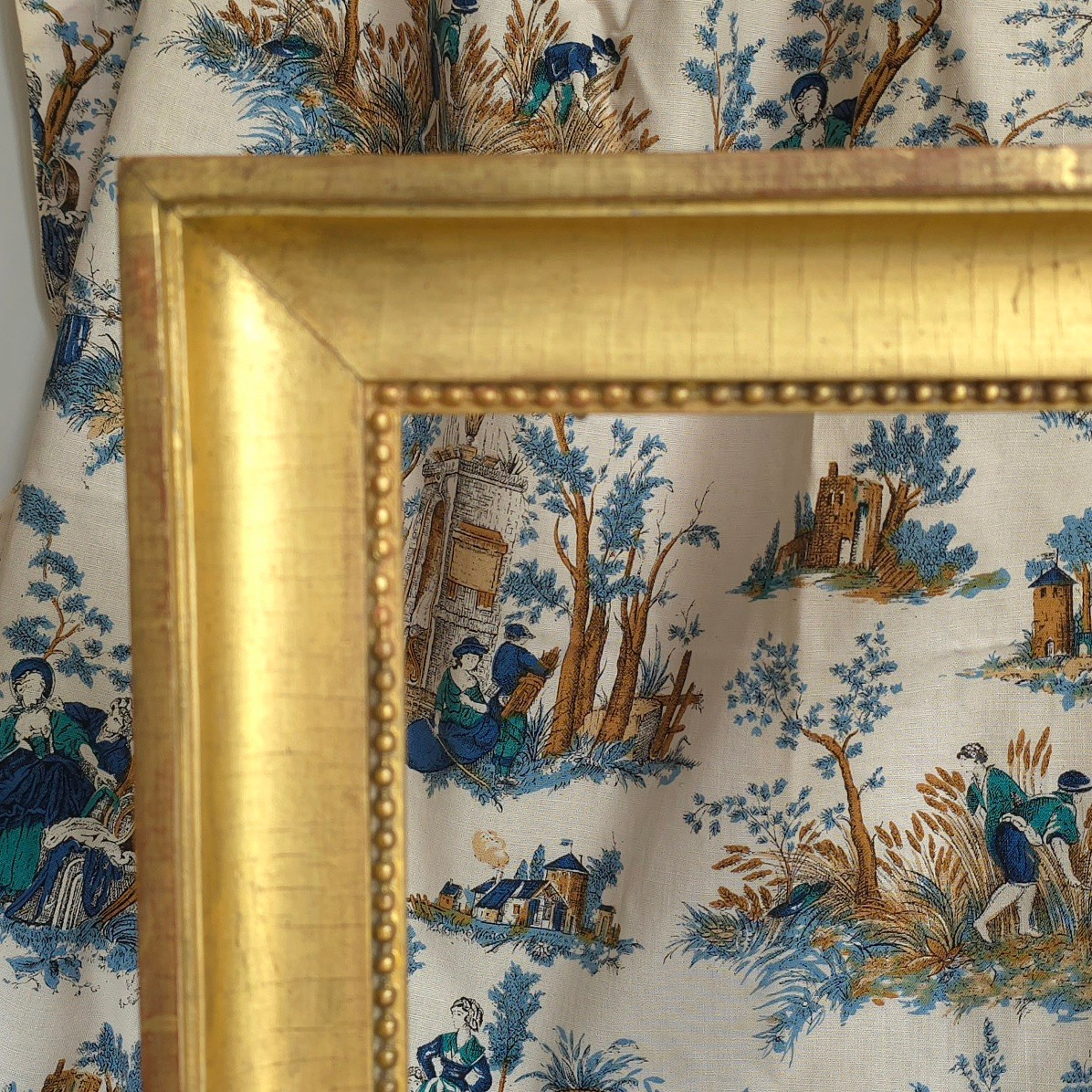 Gilded Frame, Late 18th Century: 27 X 25 Cm