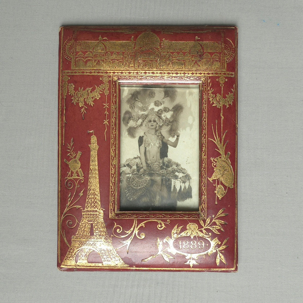 Eiffel Tower Photo Frame Souvenir Exhibition Coloniale Paris