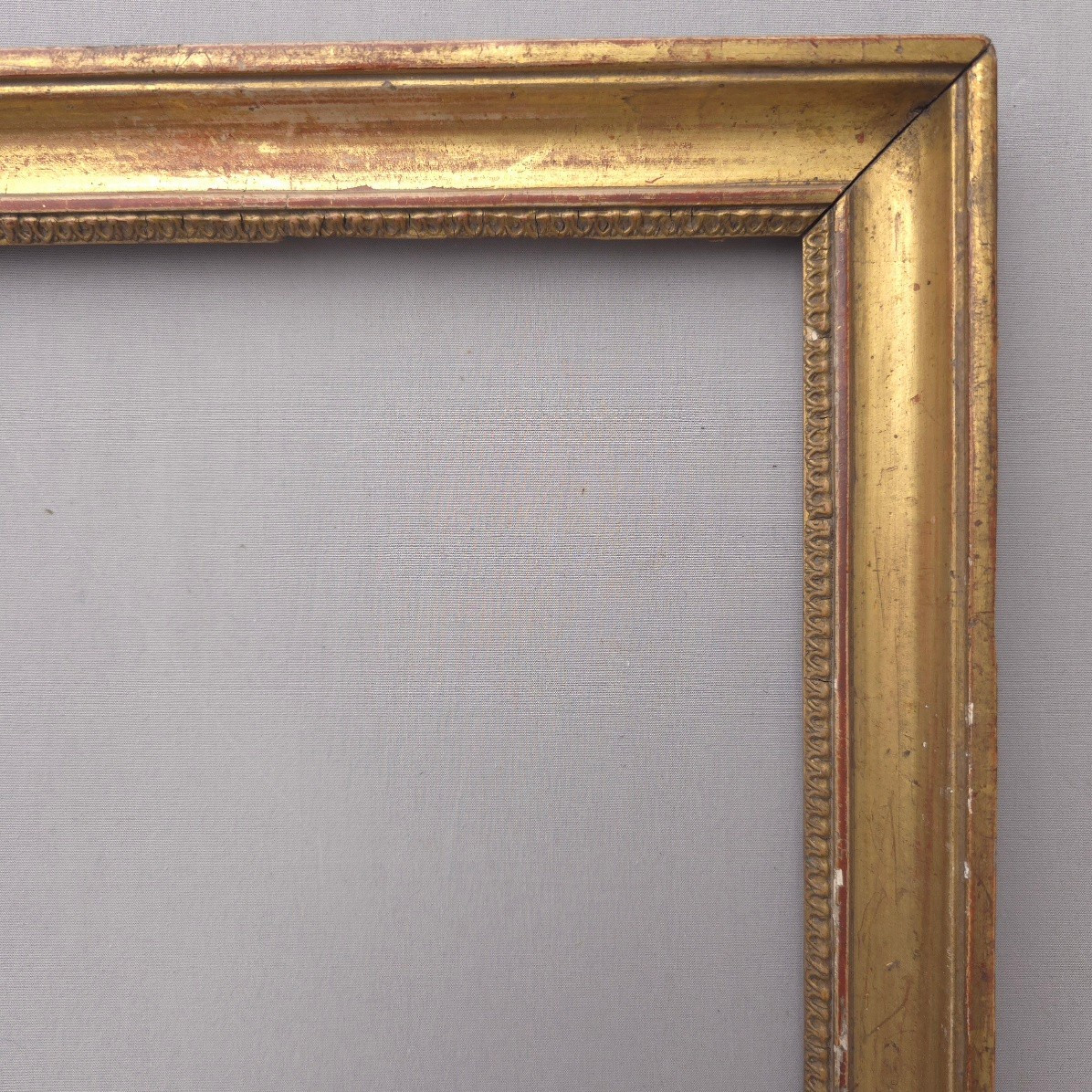 Cadre XIXe Empire bois doré feuillure : 26,5 x 33 cm-photo-3