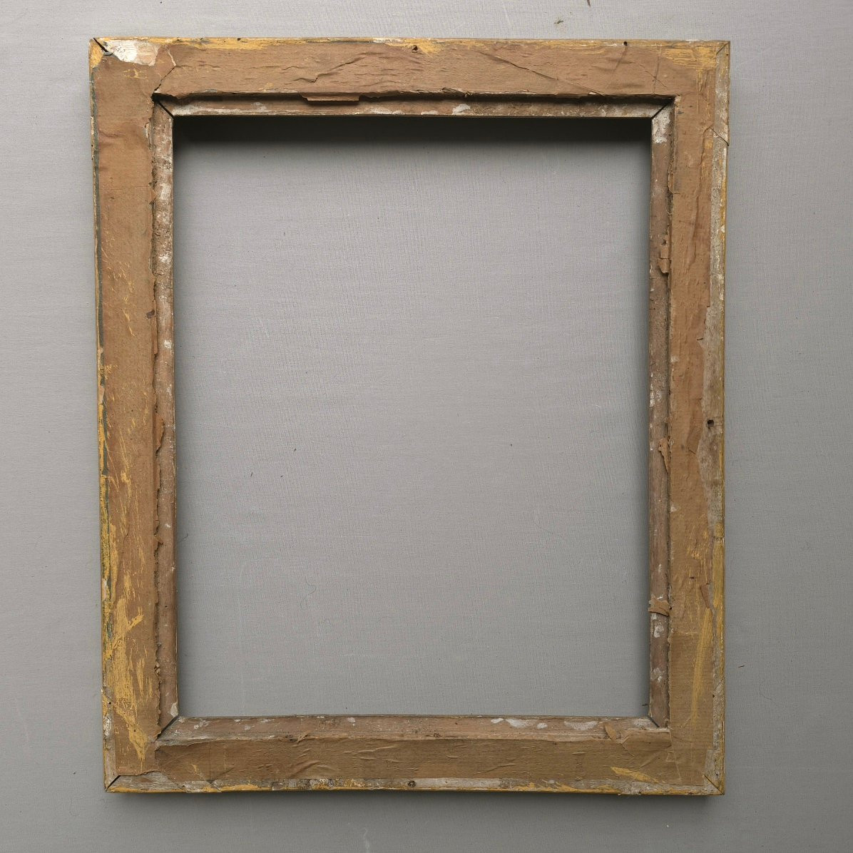Cadre bois doré début  XIXe feuillure : 31,5 x 25,5 cm-photo-3