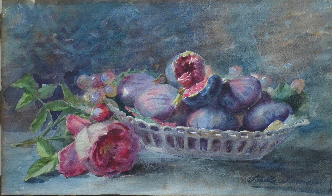 Louise Stella-Samson, (1880  1974) élève de Madeleine Lemaire figues : le printemps