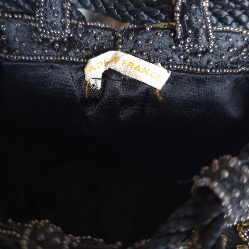 Pearl Bag Aumônière Couture Made In France 20th Century-photo-8