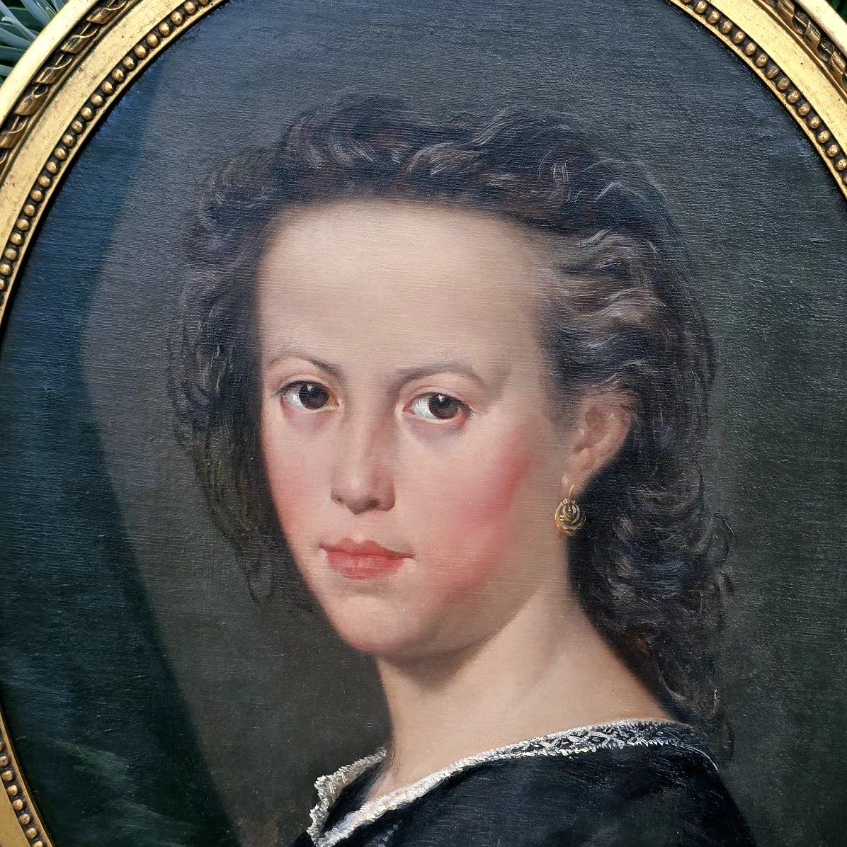 Portrait jemme femme époque Napoléon III -photo-2