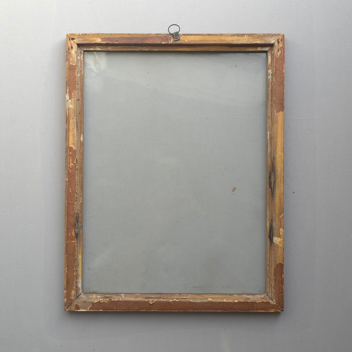Cadre baguette bois doré début XIXe feuillure : 33 x 25,5 cm-photo-2