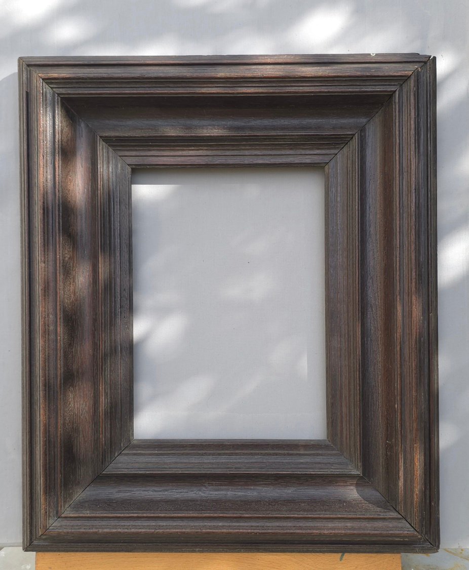 Cadre chêne début Xxe feuillure : 34,5 x 25,3 cm