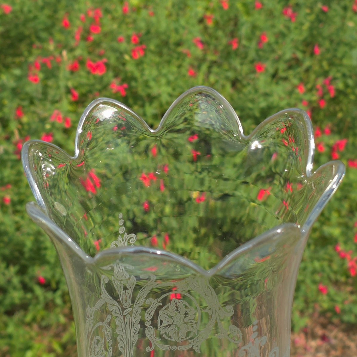 Photophore cristal Baccarat hauteur : 41 cm-photo-2