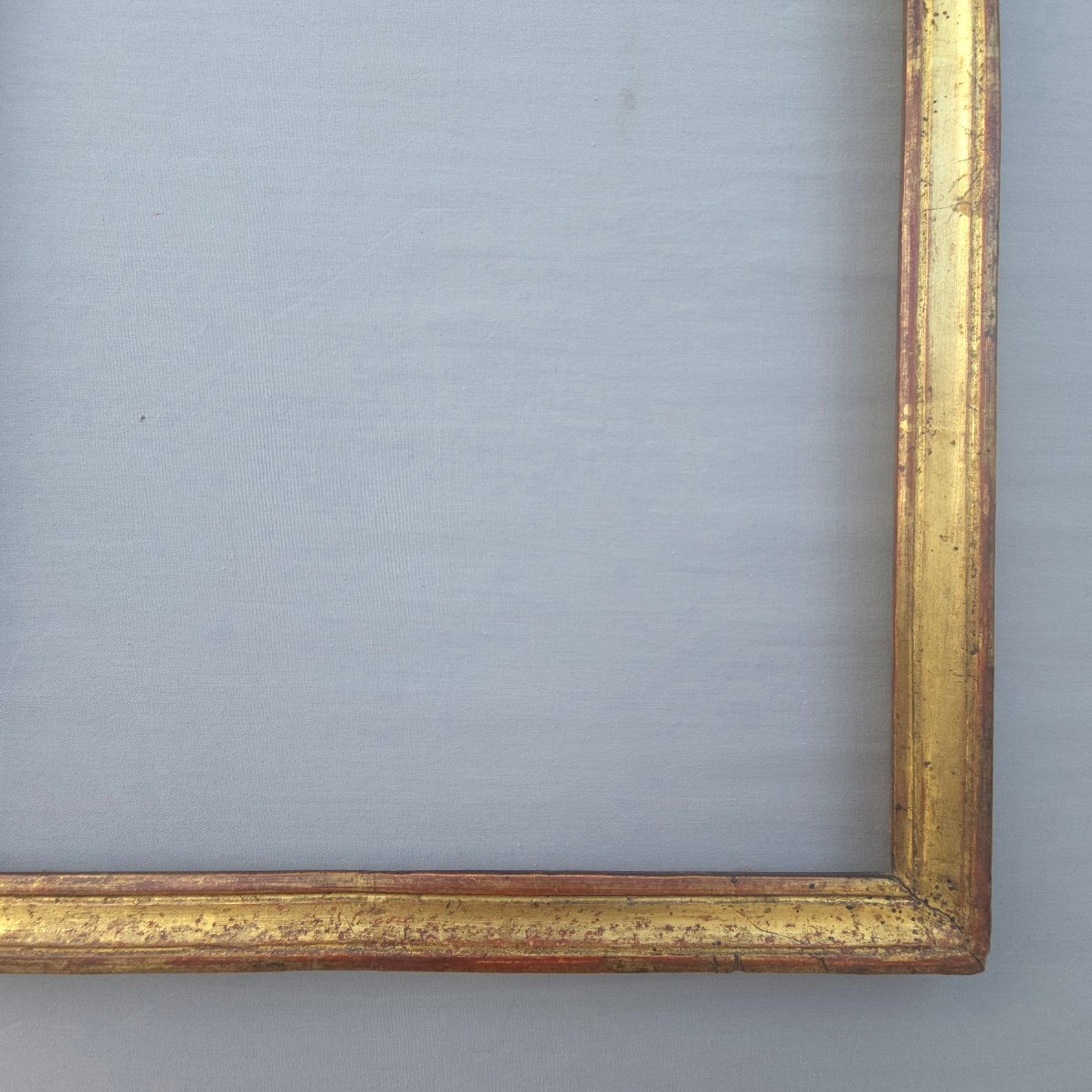 Early 19th-century Gilded Wood Frame With A Rebate: 26 X 33 Cm-photo-2