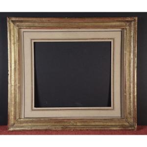 Baguette Frame Early 19th Century Golden Wood Pass Everywhere: 15.7 X 13.3 Cm