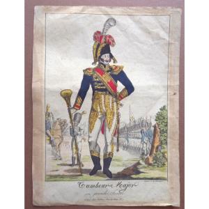 Drum Major Napoleonic Soldier 18th Century Print At Clèry Paris