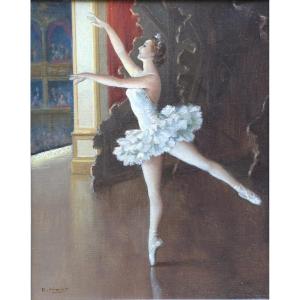 R.Houy XXe Danseuse à l’Opéra circa 1930