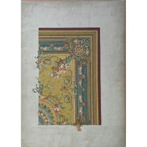 Joseph Constant Gustave Libert (1834-1916) Paris  Tapestry  Aubusson Project