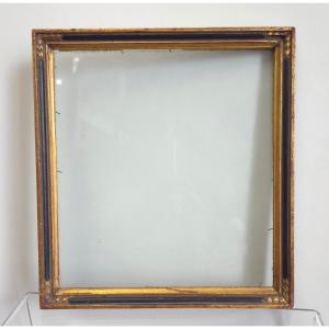 Small Art Deco Frame With Rabbet: 22 X 20 Cm