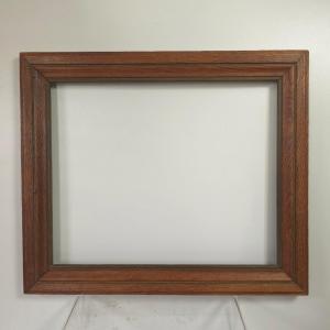 19th Century Oak Frame, Rabbeted: 34.5 X 28.5 Cm