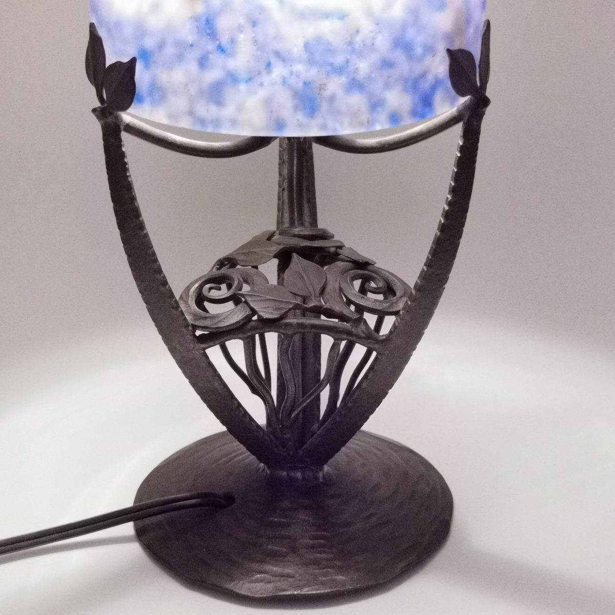 Lampe Art Déco des Frères Muller à Lunéville-photo-3