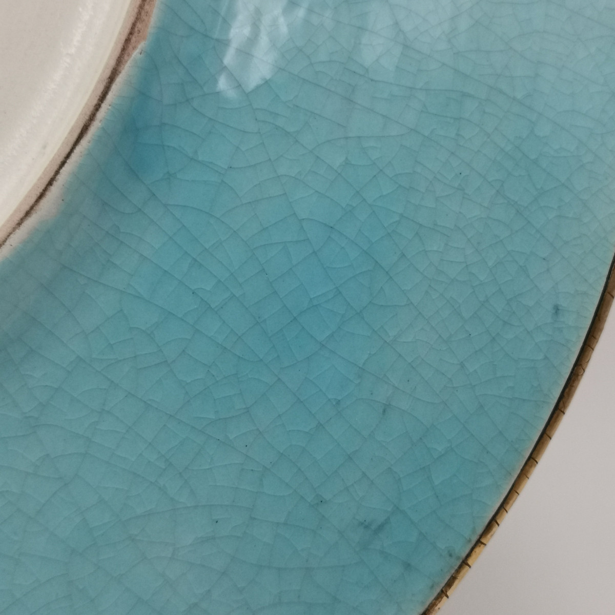 Important plat en émaux de Longwy , modèle Vendôme de Maurice-Paul Chevallier-photo-2