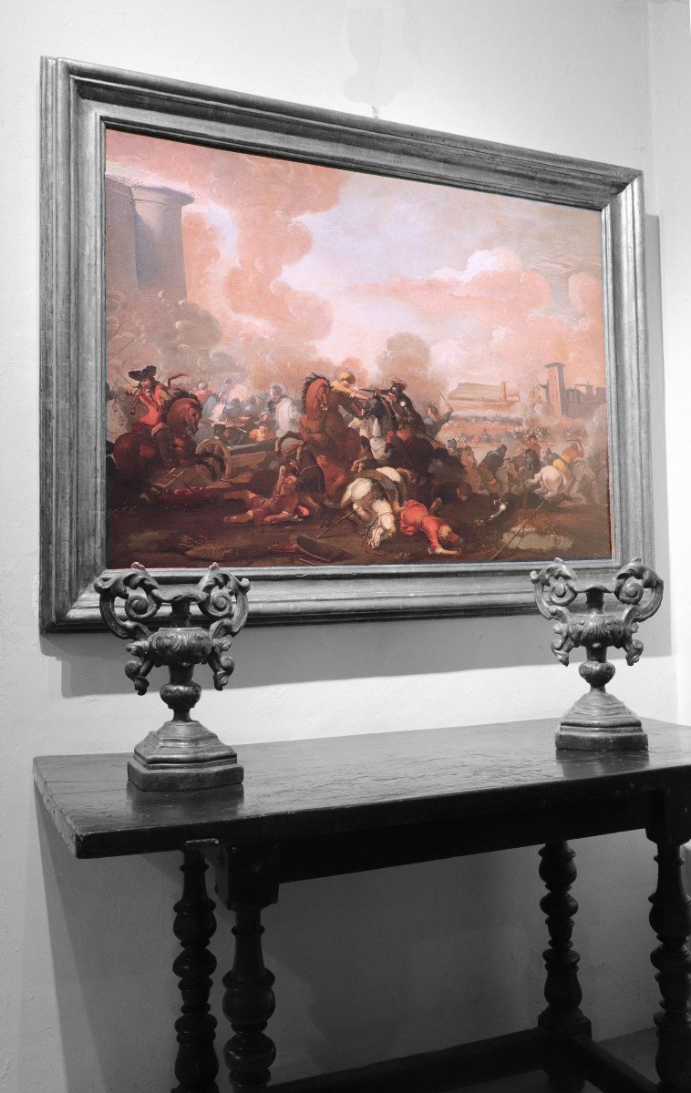 Marzio Masturzo (rome 17th Century) - Battle-photo-2