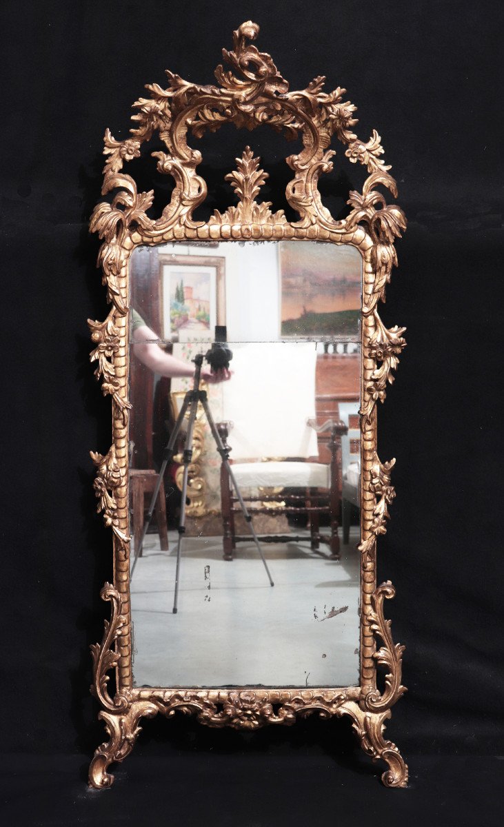 Golden Mirror, Central Italy, 18th Century