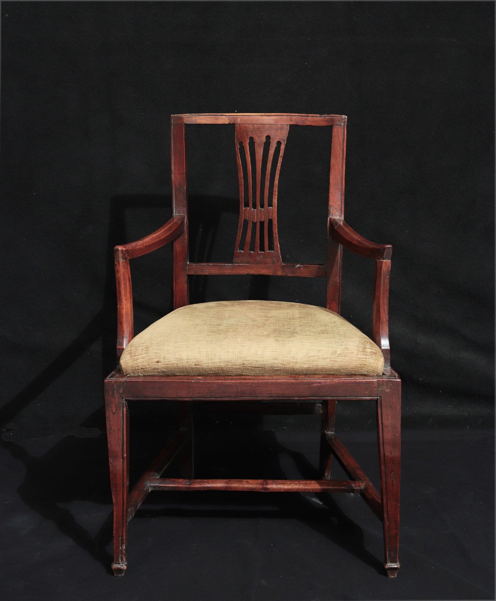 2 Armchairs, Veneto 18th Century-photo-2