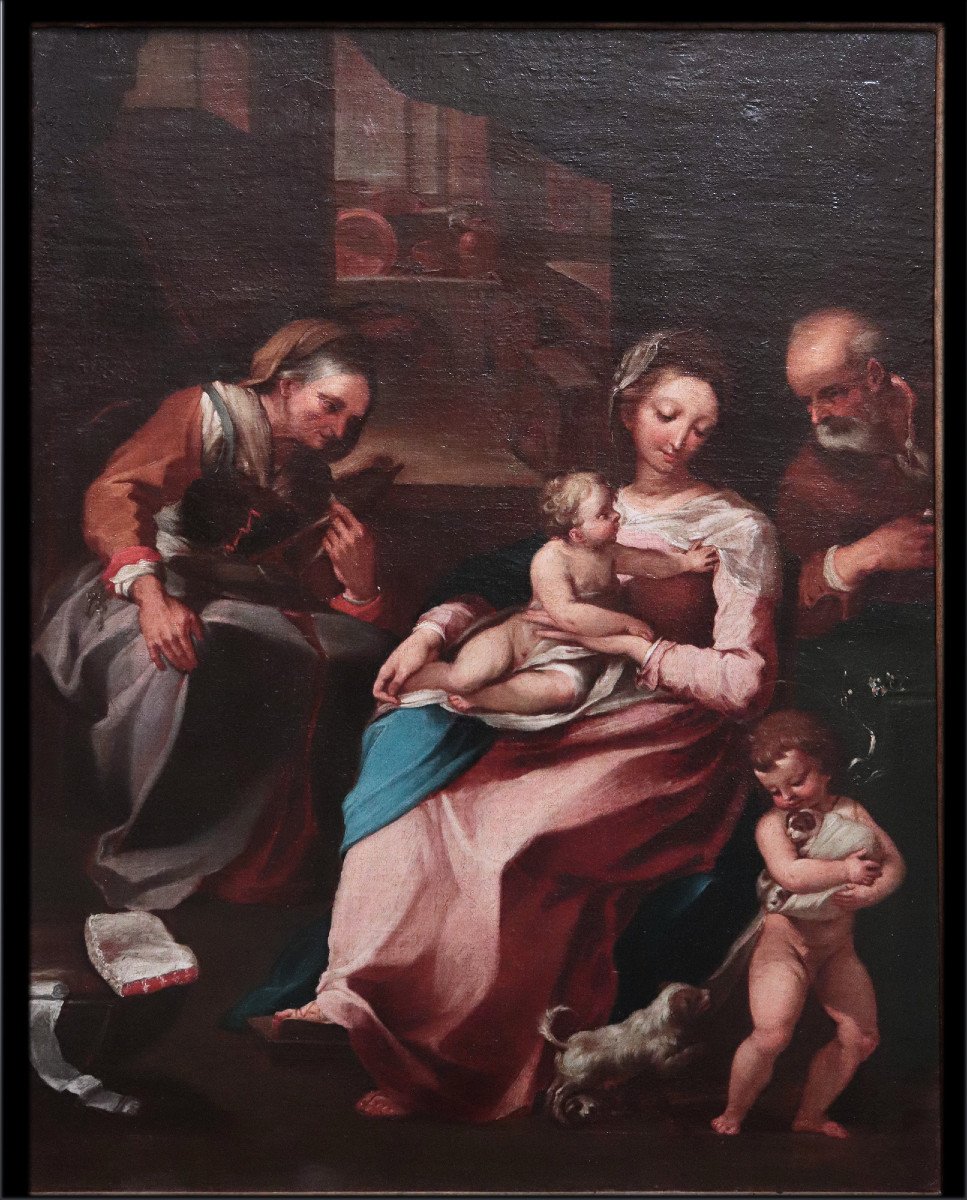 Ventura Salimbeni (siena, 1568-1613) - Holy Family-photo-3