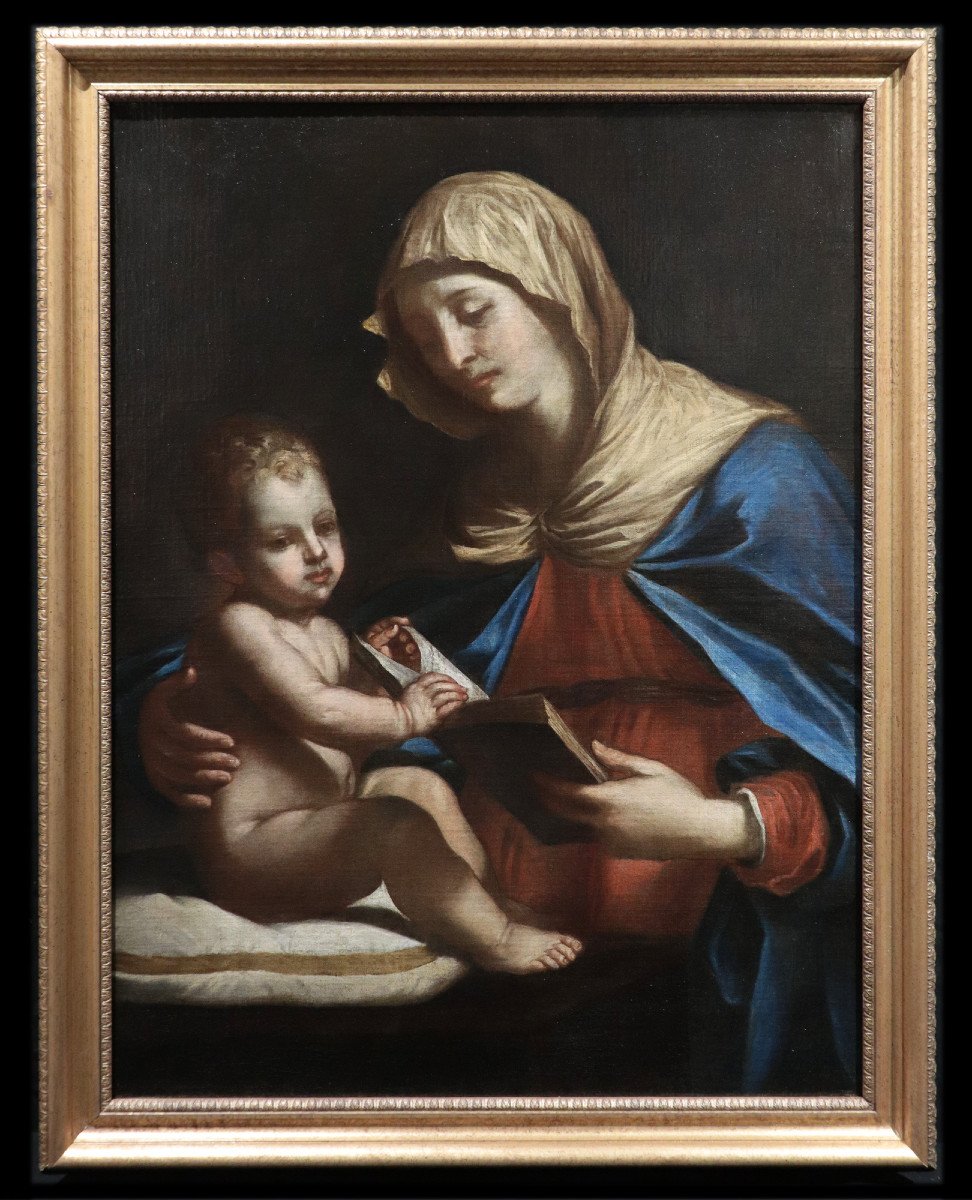 Bartolomeo Gennari (bologna 1594-1661) - Madonna And Child -photo-2