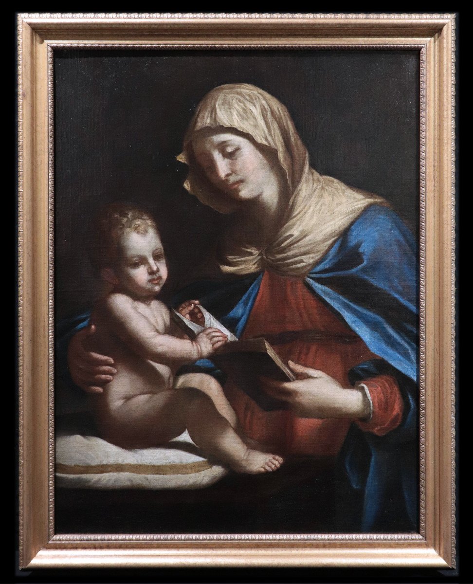 Bartolomeo Gennari (bologna 1594-1661) - Madonna And Child -photo-4