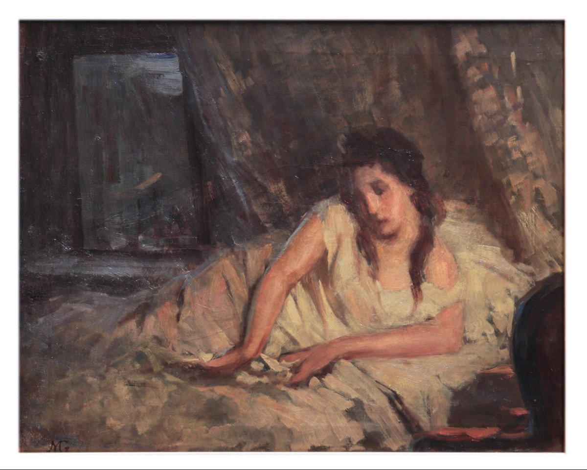 Michele Gordigiani (florence 1835-1909) - Portrait-photo-3