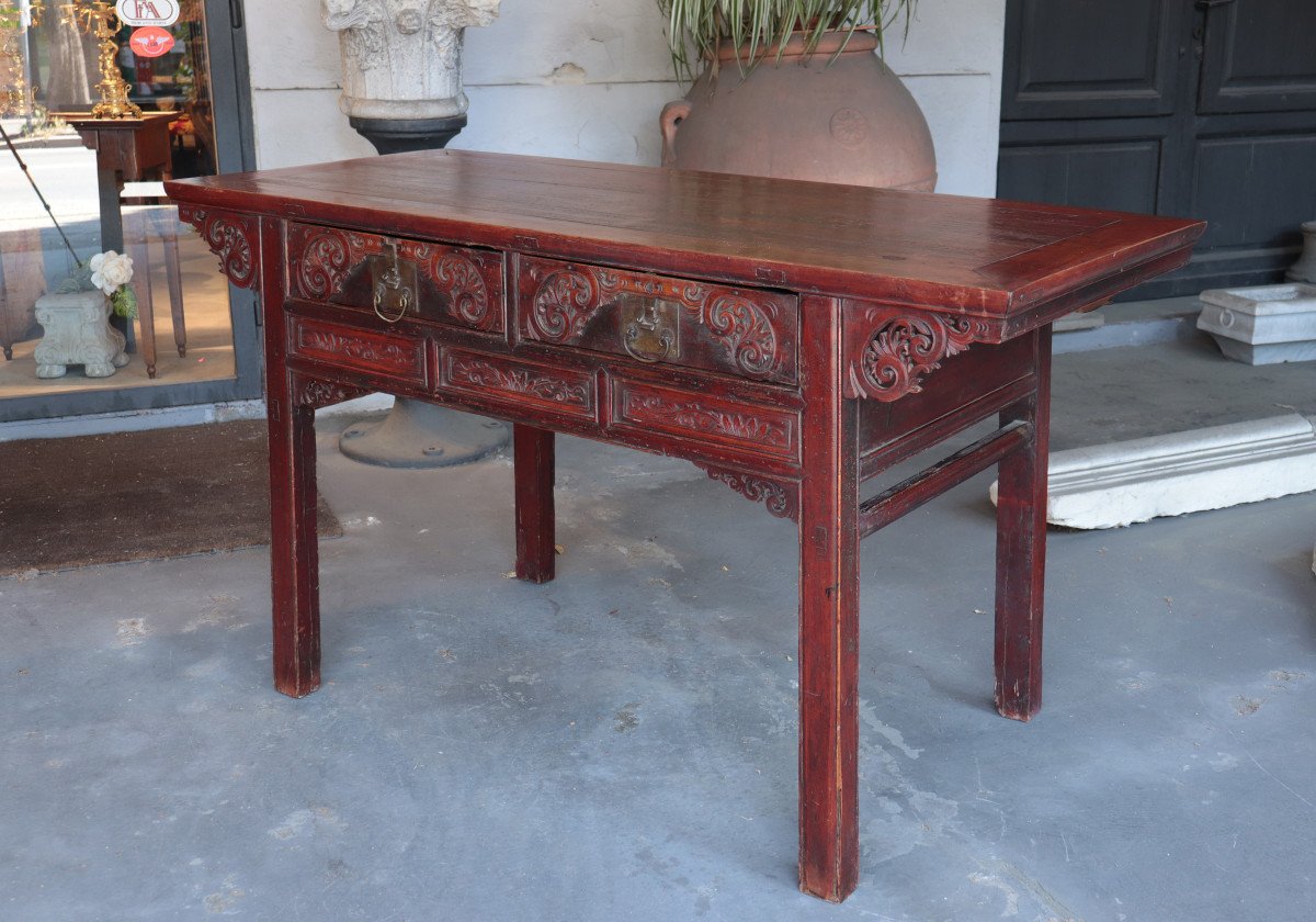 Table-console, Chine, 19e Siècle-photo-2