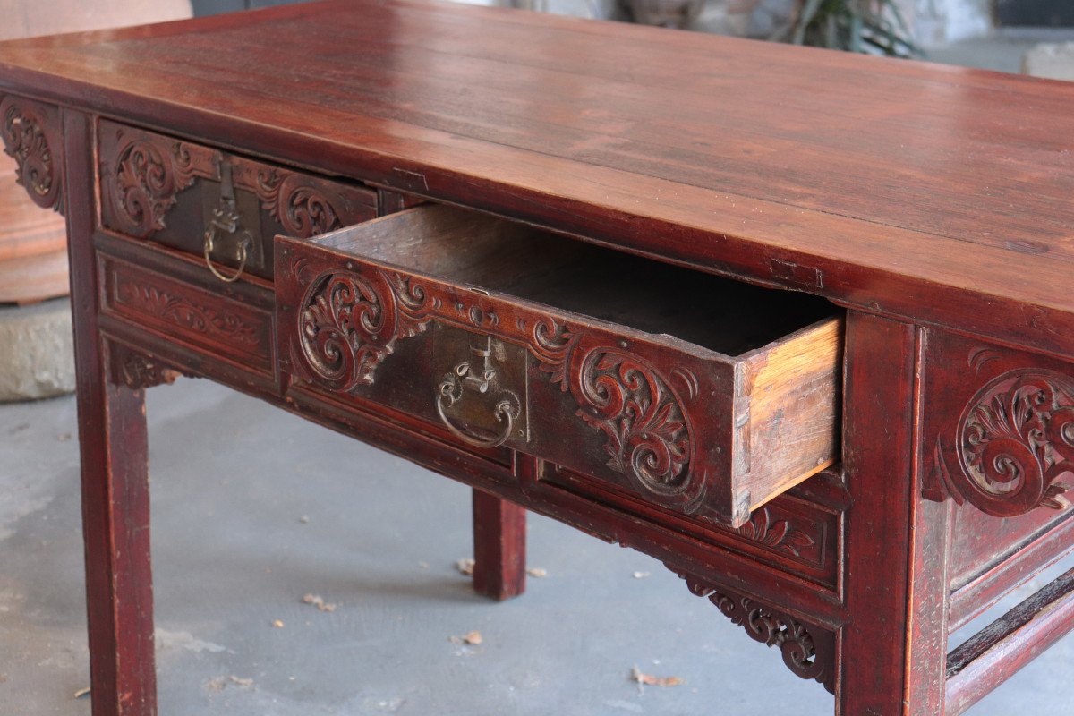 Table-console, Chine, 19e Siècle-photo-3