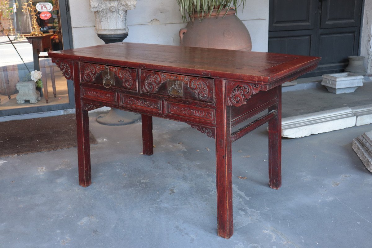 Table-console, Chine, 19e Siècle-photo-2