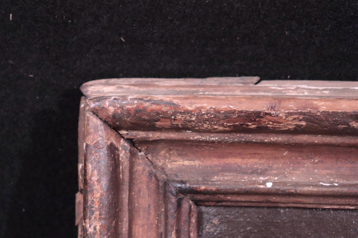 Peinture Ancienne : « La Rédemption De l'Homme » 18e Siècle-photo-2