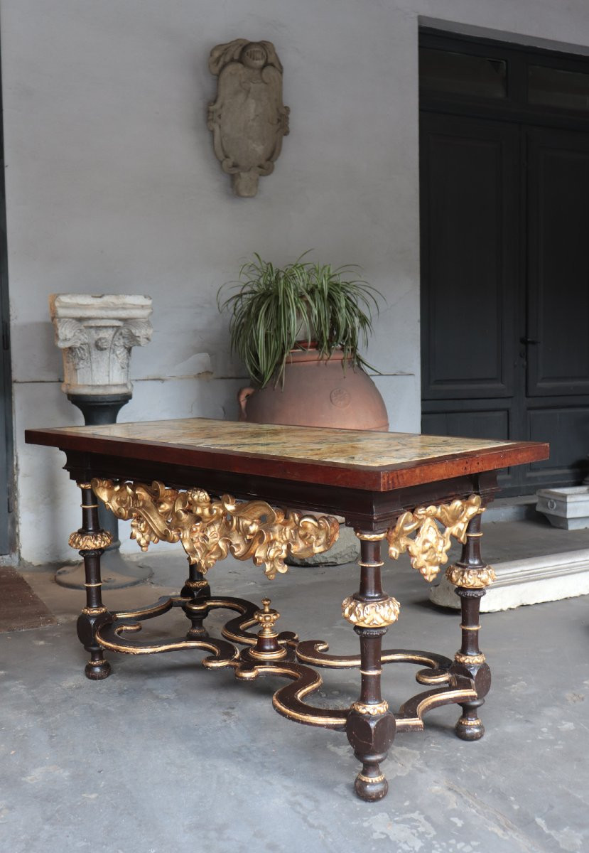 Console , Florence, 17th Century-photo-3