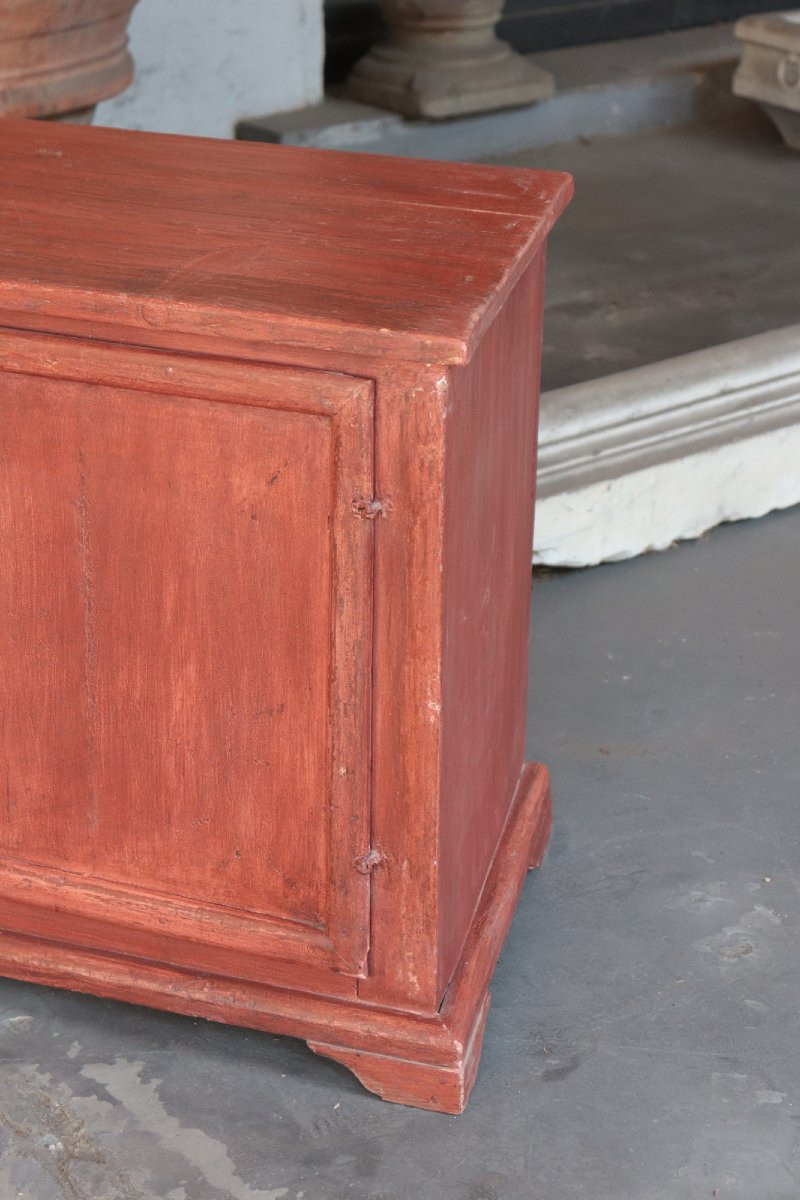 Low Lacquered Sideboard, Tuscany, Late 18th Century-photo-4