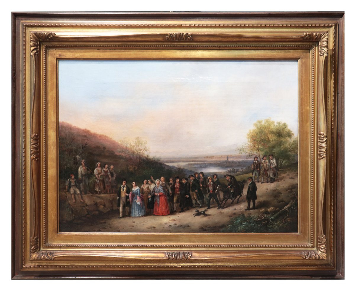 Canella Carlo (verona 1800-milan 1879) - Pair Of Landscapes-photo-2