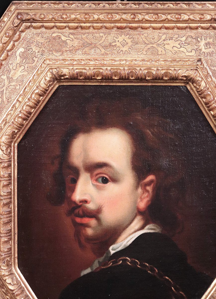Painting: Portrait - Flemish School, 17th Century-photo-4