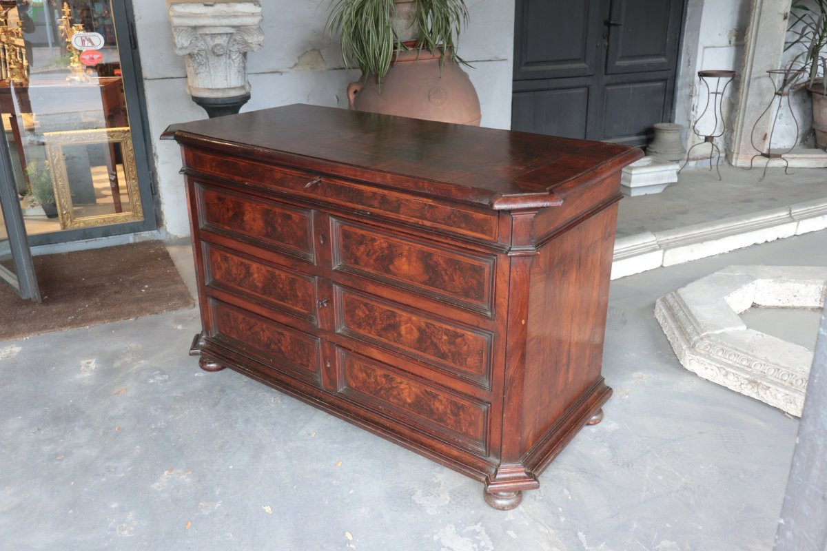 Commode Toscane Avec Bureau, Fin Du 17e Siècle -photo-4