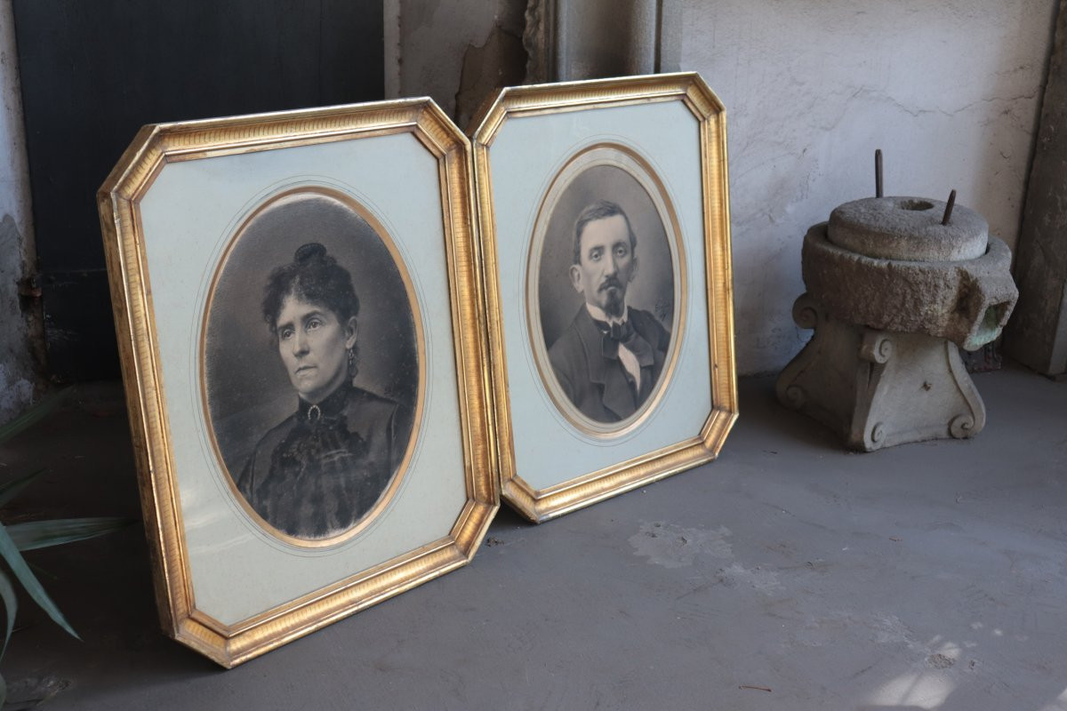 Carlo Stragliati (milan 1868–1925) – Pair Of Portraits-photo-3