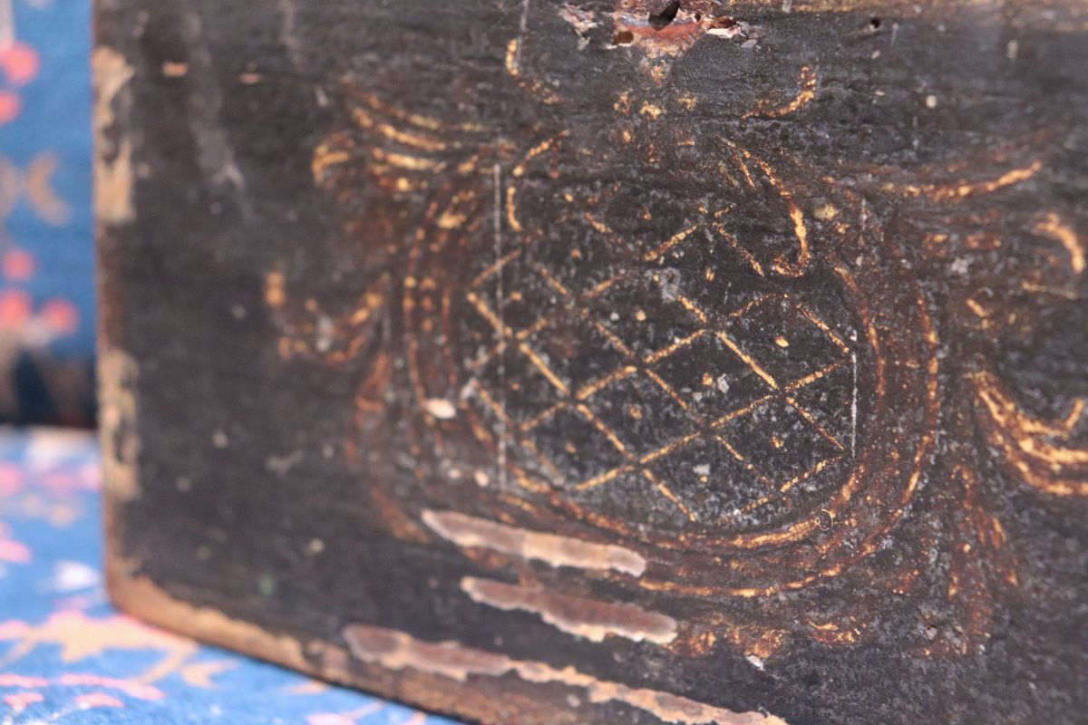 Coffret laqué, Toscane, 17e siècle-photo-2