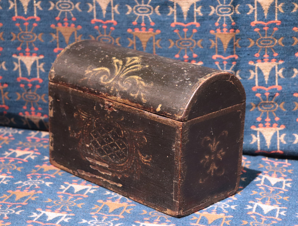 Coffret laqué, Toscane, 17e siècle