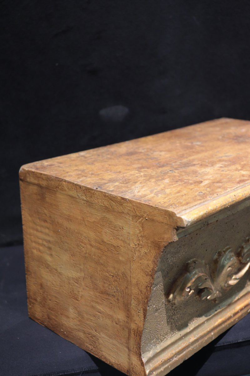 Étagère dorée et laquée, Toscane, 18e siècle-photo-1