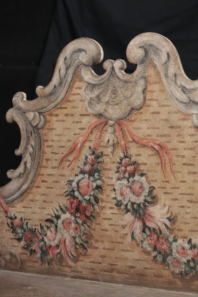 Lacquered Bench, Tuscany, 18th Century-photo-2