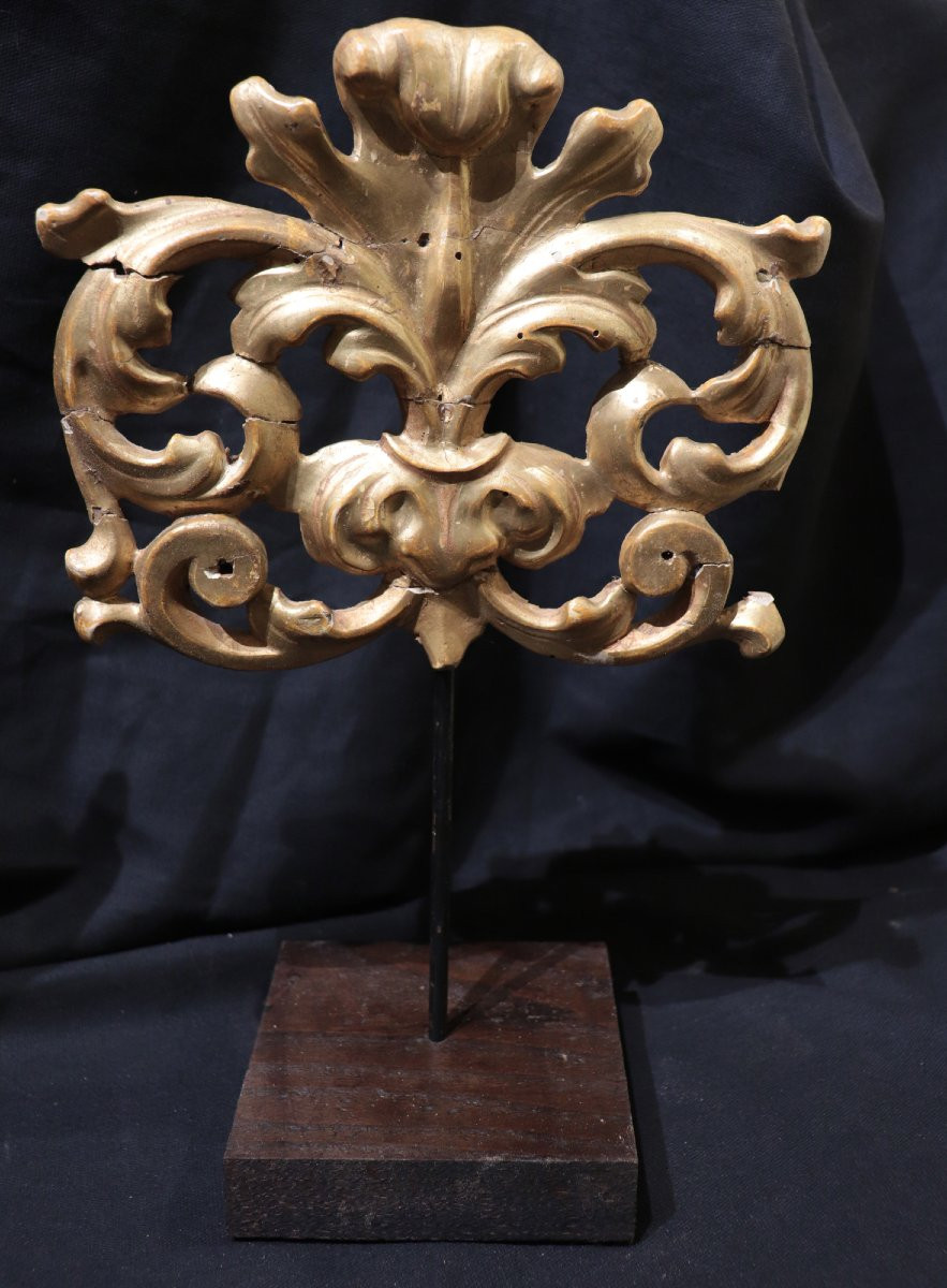 Paire de frises dorées, Toscane, 18e siècle-photo-2