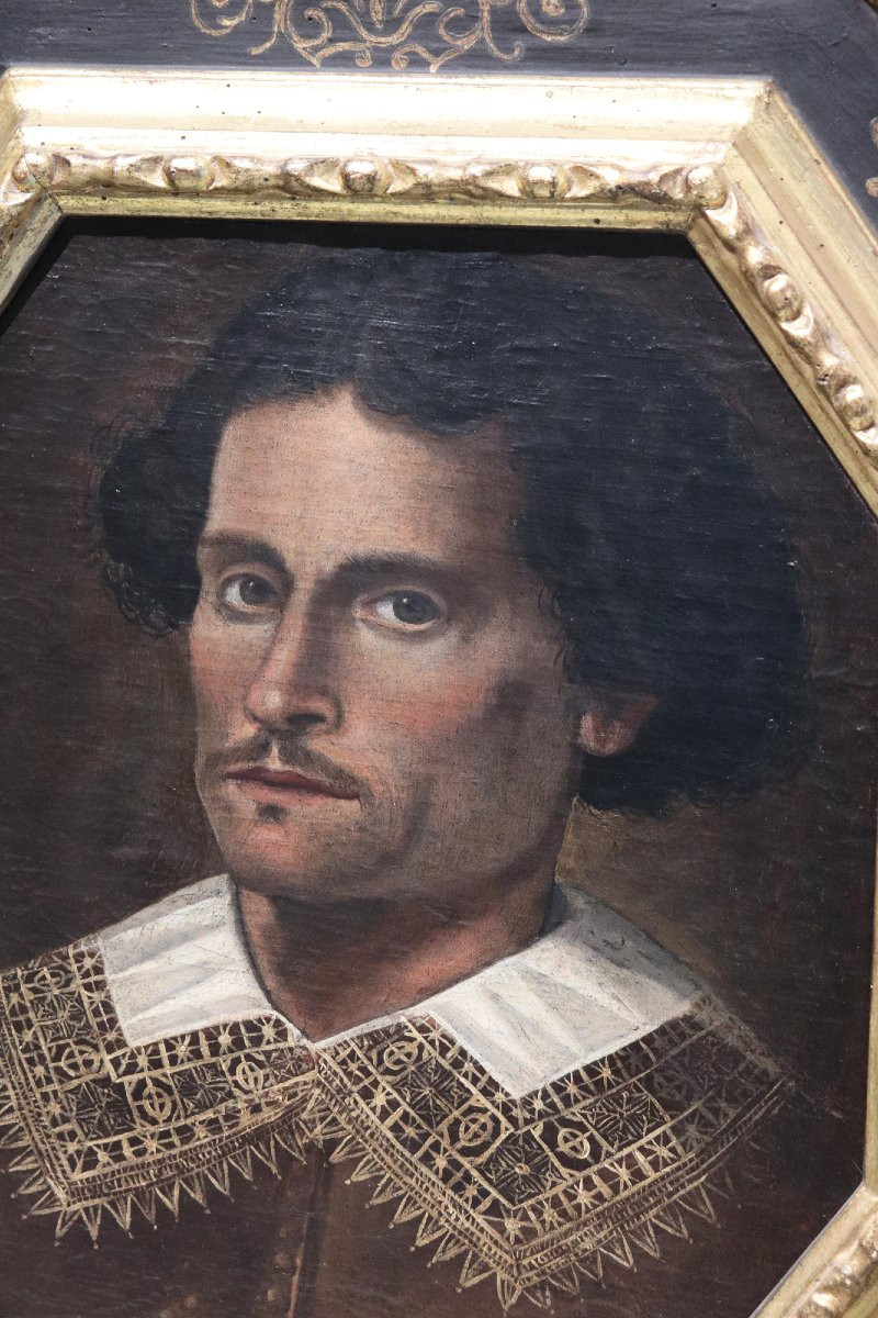 Peinture Ancienne : Portrait, Florence, 18e Siècle-photo-2