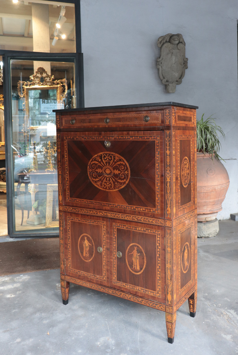 Secrétaire , Lombardie, fin du 18e Siecle