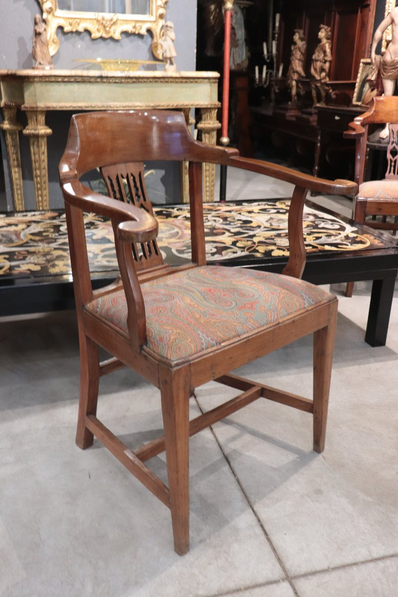 Pair Of Elegant Bucket Seats, Late 18th Century-photo-2