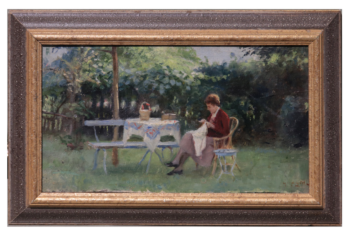 Magni Giuseppe (1869 - 1956) - Brodeuse